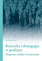 Okładka książki Retoryka i demagogia w praktyce
