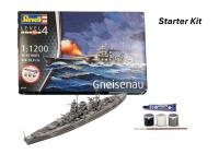 Revell Starter Kit - Battleship Gneisenau. Wydawca: Revell. SmakLiter.pl Opakowanie Revell Starter Kit - Battleship Gneisenau