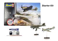 Revell Starter Kit - Messerschmitt Bf109E & Ju87B. Wydawca: Revell. SmakLiter.pl Opakowanie Revell Starter Kit - Messerschmitt Bf109E & Ju87B