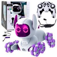 Opakowanie Robot Pies Tooby R/C 360 światło dźwięk biało fiol