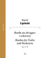 Okładka książki Ronda na skrzypce i orkiestrę
