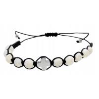 Opakowanie Różaniec 10-tka Kamień naturalny howlit biały