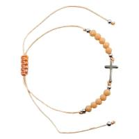 Opakowanie Różaniec 10-tka różańca różowa z krzyżykiem