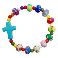 Opakowanie Różaniec 10-tka z krzyżykiem kolorowa