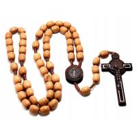 Opakowanie Różaniec drewniany Beż