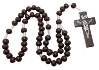 Opakowanie Różaniec drewniany brąz