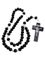 Opakowanie Różaniec drewniany czarny