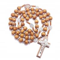 Opakowanie Różaniec drewniany na sznurku św. Benedykt