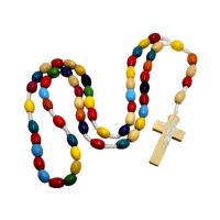 Opakowanie Różaniec Drewniany wielokolorowy