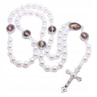 Opakowanie Różaniec imitacja perły kulka 8mm