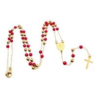 Opakowanie Różaniec M.B. Niepokalana czerwony