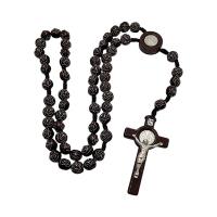 Opakowanie Różaniec paciorek z krzyżykami brąz