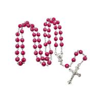 Opakowanie Różaniec różowy krzyżyki