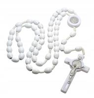 Opakowanie Różaniec św. Benedykt biały