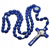 Opakowanie Różaniec św. Benedykt niebieski
