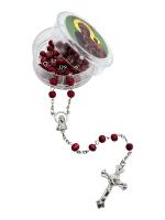 Opakowanie Różaniec zapachowy bordowy w pudełku