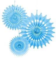 Rozety dekoracyjne niebieskie 3szt. Wydawca: ARPEX. SmakLiter.pl Opakowanie Rozety dekoracyjne niebieskie 3szt