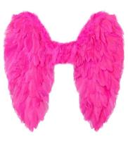 Opakowanie Różowe skrzydła naturalne pióra 50cm