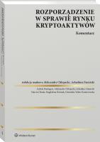 Okładka książki Rozporządzenie w sprawie rynku kryptoaktywów. Komentarz