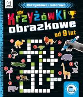 Okładka książki Rozrywkowe i kolorowe. Od 9 lat. Krzyżówki obrazkowe