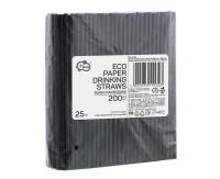 Opakowanie Rurki papierowe czarne 8x252mm 200szt