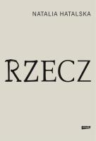 Okładka książki Rzecz