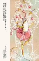 Rzeczy robione specjalnie. Autor: Emilia Konwerska. SmakLiter.pl Okładka książki Rzeczy robione specjalnie