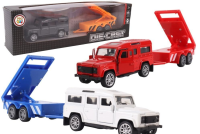 Samochód z przyczepą roboty drogowe metal mix. Wydawca: Pro Kids. SmakLiter.pl Opakowanie Samochód z przyczepą roboty drogowe metal mix