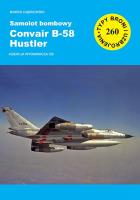 Samolot bombowy Convair B-58 Hustler. Autor: Dąbrowski Marek. SmakLiter.pl Okładka książki Samolot bombowy Convair B-58 Hustler