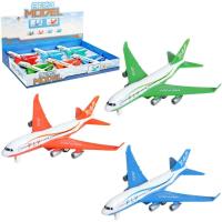 Opakowanie Samolot metalowy światło i dźwięk MIX