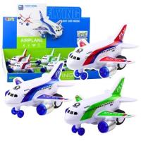 Samolot pasażerski na baterie MIX. Wydawca: Leantoys. SmakLiter.pl Opakowanie Samolot pasażerski na baterie MIX