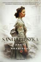 Sanitariuszka_Wielkie Litery. Autor: Aneta Krasińska. SmakLiter.pl Okładka książki Sanitariuszka_Wielkie Litery