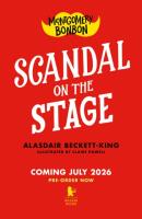 Okładka książki Scandal on the Stage. Montgomery Bonbon