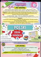 Ściąga Harmonjka Polski Interpunkcja i ortografia. Wydawca: Henry. SmakLiter.pl Opakowanie Ściąga Harmonjka Polski Interpunkcja i ortografia