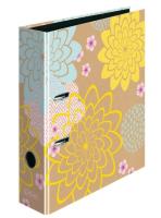 Opakowanie Segregator A4 8cm Kwiaty kraft HERLITZ