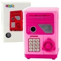 Opakowanie Sejf elektroniczny bankomat Skarbonka na PIN róż