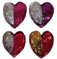 Opakowanie Serce cekinowe 30cm MIX