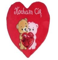 Opakowanie Serce Kocham Cię - Misie 25cm