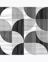 Opakowanie Serwetki DAISY Lunch SD 330x330 Geometria czarno białe 044502