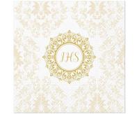 Opakowanie Serwetki Komunia IHS Ornament 33x33cm 20szt