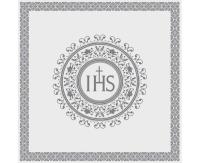 Opakowanie Serwetki Komunia IHS srebrny 33x33cm 20szt