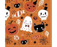 Opakowanie Serwetki pap. Orange Halloween Booo 33x33cm 20szt