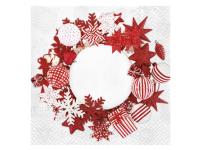 Serwetki świąteczne 33x33  SDL081600. Wydawca: MFP. SmakLiter.pl Opakowanie Serwetki świąteczne 33x33  SDL081600