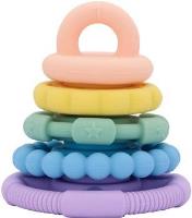 Silikonowa piramida gryzaki krążki Lody. Wydawca: Jellystone. SmakLiter.pl Opakowanie Silikonowa piramida gryzaki krążki Lody