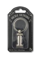 Opakowanie Silver Letter Keyring - brelok do kluczy litera I