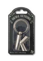 Opakowanie Silver Letter Keyring - brelok do kluczy litera K