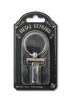 Opakowanie Silver Letter Keyring - brelok do kluczy litera T