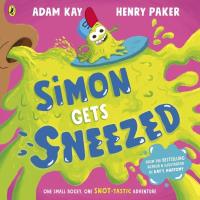 Simon Gets Sneezed. Autor: Adam Kay. SmakLiter.pl Okładka książki Simon Gets Sneezed