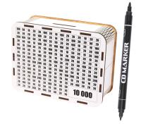 Opakowanie Skarbonka duża wykreślanka 10000+Marker