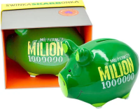 Opakowanie Skarbonka mała świnka Mój pierwszy milion